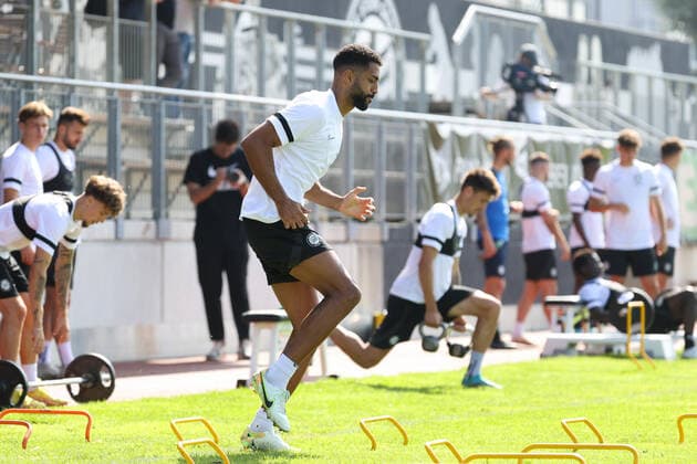 SOCCER - UEFA EL, Sturm vs Midtylland GRAZ,AUSTRIA,07.SEP.22 - SOCCER - UEFA Europa League, group stage, SK Sturm Graz vs FC Midtylland, preview, training Sturm. Image shows Gregory Wuethrich (Sturm).  GEPAxpictures xChristianxWalgram