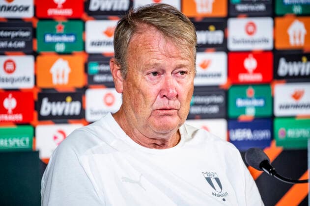 Fußball, EL, Malmö FF Pressekonferenz 220907 Head coach Age Hareide during a press conference, PK, Pressekonferenz with Malmö FF on September 7, 2022 in Malmö. Photo: Christian Örnberg BILDBYRAN COP 166 CO0227 fotboll football soccer fotball uefa europa league presskonferens press conference malmö ff bbeng Copyright: CHRISTIANxÖRNBERG BB220907CO114