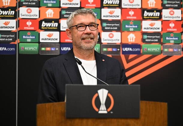 Fussball, Herren, Saison 2022 2023, Europa League, 1. FC Union Berlin, Pressekonferenz vor der Europa-League-Partie 1. FC Union Berlin - Royale Union Saint-Gilloise, Trainer Urs Fischer (1. FC Union), 07.09. 2022, Copyright: xMatthiasxKochx