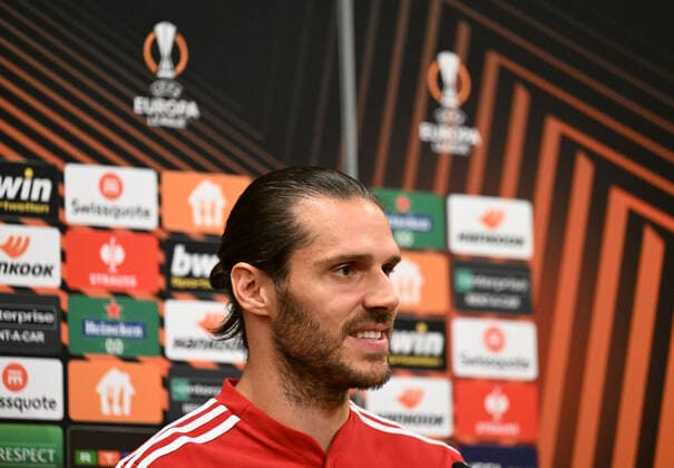 Fussball, Herren, Saison 2022 2023, Europa League, 1. FC Union Berlin, Pressekonferenz vor der Europa-League-Partie 1. FC Union Berlin - Royale Union Saint-Gilloise, Christopher Trimmel (1. FC Union), 07.09. 2022, Copyright: xMatthiasxKochx