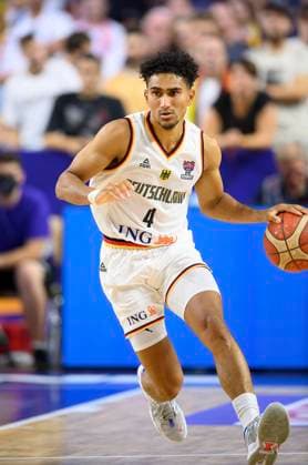 Maodo LO (GER) Aktion, Deutschland (GER) - Slowenien (SLO) 80:88, Vorrunde Gruppe B, am 06.09.2022 in Koeln. Basketball Europameisterschaft EuroBasket 2022 in Deutschland, vom 01.09. - 18.09.2022. Â