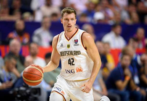 Andreas OBST (GER) Aktion, Deutschland (GER) - Slowenien (SLO) 80:88, Vorrunde Gruppe B, am 06.09.2022 in Koeln. Basketball Europameisterschaft EuroBasket 2022 in Deutschland, vom 01.09. - 18.09.2022. Â