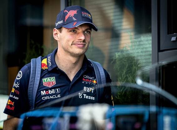 MONZA - Max Verstappen (Oracle Red Bull Racing) arrives at the Monza circuit ahead of the Italian Grand Prix. REMKO DE WAAL xVIxANPxSportx xxANPxIVx