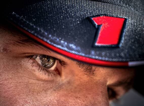 Sport Bilder des Tages MONZA - Max Verstappen (Oracle Red Bull Racing) addresses the press at the Monza circuit in the run-up to the Italian Grand Prix. REMKO DE WAAL xVIxANPxSportx xxANPxIVx