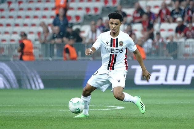 Sofiane Diop (OGC Nice) FOOTBALL : OGC Nice vs FC Cologne - Ligue Europa ConfÃ rence - Nice - 08 09 2022 NorbertScanella Panoramic 