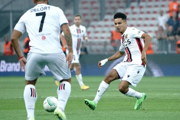 Sofiane Diop (OGC Nice) FOOTBALL : OGC Nice vs FC Cologne - Ligue Europa ConfÃ rence - Nice - 08 09 2022 NorbertScanella Panoramic 