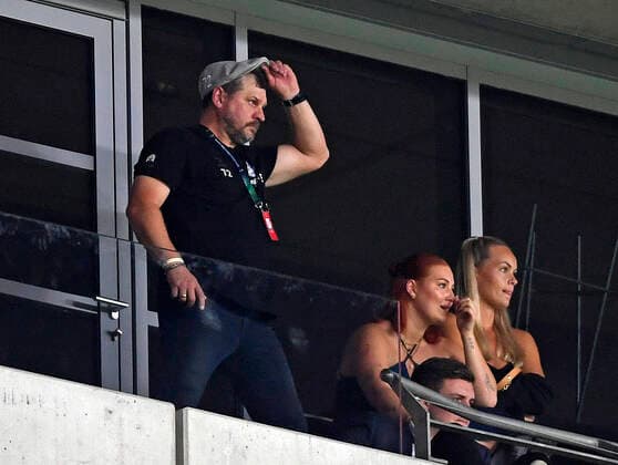 08.09.2022, Nice, France, Allianz Riviera, OGC Nice vs 1. FC Koeln - UEFA Europa Conference League 2022-2023 - Group D, Trainer Steffen Baumgart (1. FC Koeln) gestikuliert, gestik (Foto Ralf Treese) Nice Allianz Riviera France