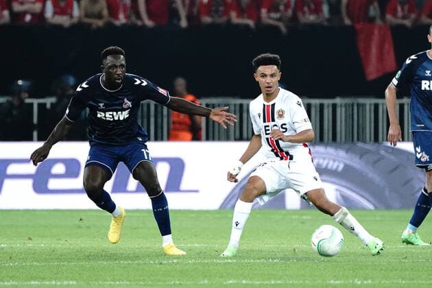 Sofiane Diop (OGC Nice) FOOTBALL : OGC Nice vs FC Cologne - Ligue Europa ConfÃ rence - Nice - 08 09 2022 NorbertScanella Panoramic 