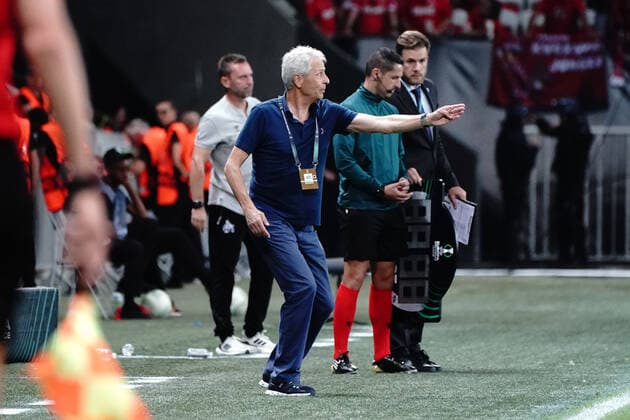Lucien Favre (entraineur de l OGC Nice) FOOTBALL : OGC Nice vs FC Cologne - Ligue Europa ConfÃ rence - Nice - 08 09 2022 NorbertScanella Panoramic 