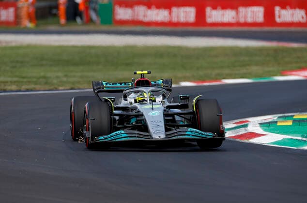 44 Lewis Hamilton (GBR, Mercedes-AMG Petronas F1 Team), F1 Grand Prix of the Italy at Autodromo Nazionale Monza on September 9, 2022 in Monza, Italy. (Photo by HOCH ZWEI) Monza Italy