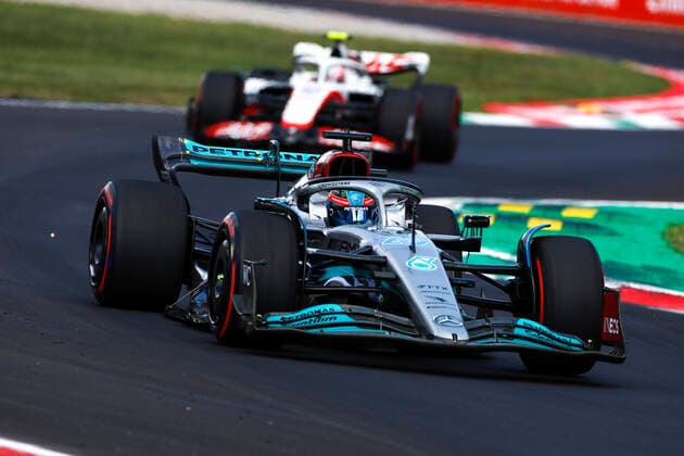 63 George Russell (GBR, Mercedes-AMG Petronas F1 Team), F1 Grand Prix of the Italy at Autodromo Nazionale Monza on September 9, 2022 in Monza, Italy. (Photo by HOCH ZWEI) Monza Italy