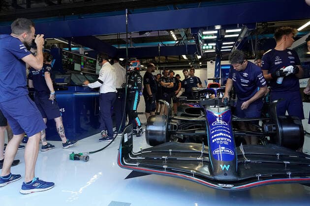 FORMULA 1 PIRELLI GRAN PREMIO D ITALIA 2022 10.09.2022, Autodromo Nazionale di Monza, Monza, FORMULA 1 PIRELLI GRAN PREMIO D ITALIA 2022 ,im Bild Nyck de Vries (NEL) ersetzt den verletzten Alexander Albon (GBR), Williams Racing.