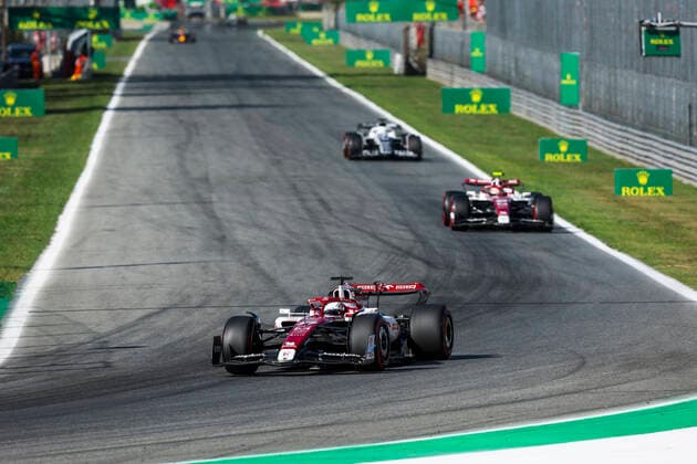 77 Valtteri Bottas (FIN, Alfa Romeo F1 Team ORLEN), F1 Grand Prix of Italy at Autodromo Nazionale Monza on September 10, 2022 in Monza, Italy. (Photo by HOCH ZWEI) Monza Italy