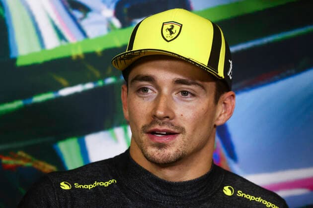 F1 Italian Grand Prix Charles Leclerc of Scuderia Ferrari during a press conference, PK, Pressekonferenz after qualifying at the Formula 1 Italian Grand Prix practice three at Circuit Monza, on September 10, 2022 in Monza, Italy Monza Italy  Copyright: xBeataxZawrzelx originalFilename:zawrzel-f1italia220910_npUbJ.jpg