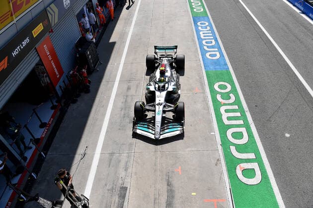 10.09.2022, Autodromo Nazionale di Monza, Monza, FORMULA 1 PIRELLI GRAN PREMIO D ITALIA 2022 ,im Bild Lewis Hamilton (GBR), Mercedes-AMG Petronas Formula One Team Monza Autodromo Nazionale di Monza Italien