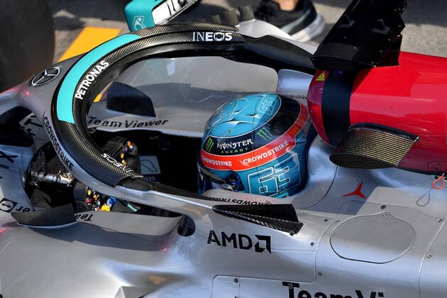 10.09.2022, Autodromo Nazionale di Monza, Monza, FORMULA 1 PIRELLI GRAN PREMIO D ITALIA 2022 ,im Bild George Russell (GBR), Mercedes-AMG Petronas Formula One Team Monza Autodromo Nazionale di Monza Italien