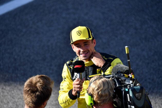 10.09.2022, Autodromo Nazionale di Monza, Monza, FORMULA 1 PIRELLI GRAN PREMIO D ITALIA 2022 ,im Bild Poleposition für Charles Leclerc (MCO), Scuderia Ferrari Monza Autodromo Nazionale di Monza Italien