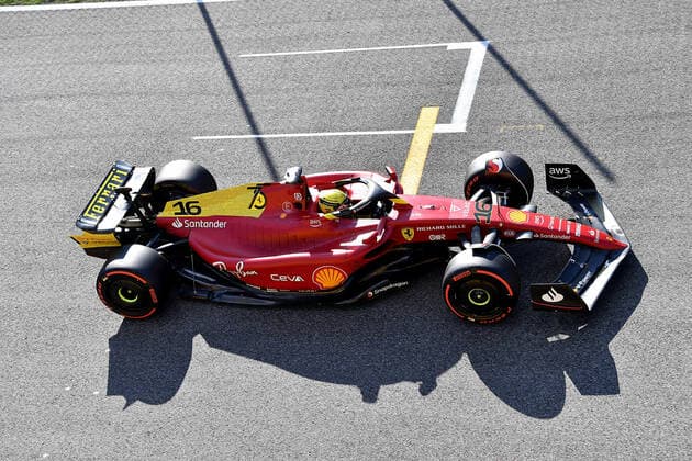 10.09.2022, Autodromo Nazionale di Monza, Monza, FORMULA 1 PIRELLI GRAN PREMIO D ITALIA 2022 ,im Bild Poleposition für Charles Leclerc (MCO), Scuderia Ferrari Monza Autodromo Nazionale di Monza Italien