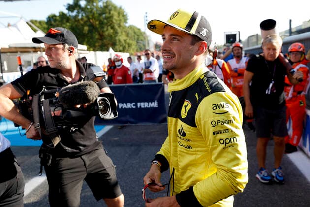 16 Charles Leclerc (MCO, Scuderia Ferrari), F1 Grand Prix of Italy at Autodromo Nazionale Monza on September 10, 2022 in Monza, Italy. (Photo by HOCH ZWEI) Monza Italy