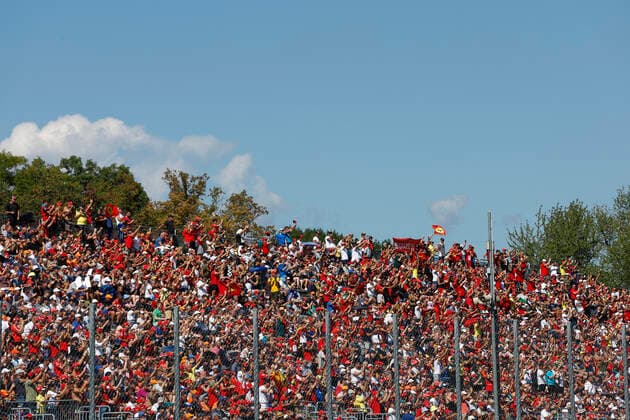 Spectators, F1 Grand Prix of Italy at Autodromo Nazionale Monza on September 10, 2022 in Monza, Italy. (Photo by HOCH ZWEI) Monza Italy