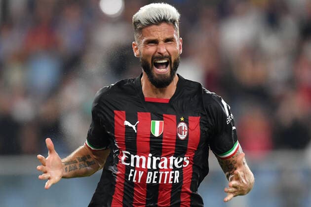 Sport Themen der Woche KW36 Photo Tano Pecoraro LaPresse September 10, 2022 - Genoa, Italy Soccer Sampdoria vs Milan - Italian Serie A Football Championship 2022 2023 - Luigi Ferraris StadiumIn the photo: giroud exultation  Copyright: xTanoxPecoraro LaPressex