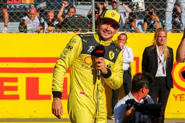 Charles Leclerc (MON) Ferrari F1-75 during 2022 Formula 1 Pirelli Gran Premio d Italia - Grand Prix of Italy - Free practice and qualifying, Formula 1 Championship in Monza, Italy, September 10 2022  Copyright: xAlessioxDexMarcox xipa-agency.nex xLivexMediax 0