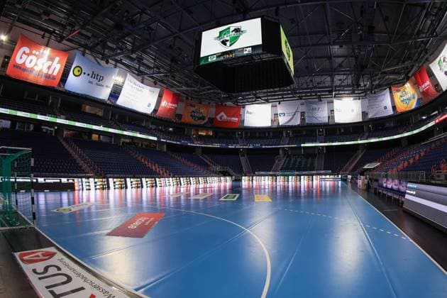 Handball I Herren I Saison 2022 2023 I LIQUI MOLY Handball-Bundesliga I 3. Spieltag I TSV Hannover-Burgdorf - SG Flensburg-Handewitt I 10.09.2022 Die ZAG-Arena, Heimspielstätte der TSV Hannover-Burgdorf Hannover ZAG Arena Niedersachsen Deutschland *** Handball I Men I Season 2022 2023 I LIQUI MOLY Handball Bundesliga I 3 Matchday I TSV Hannover Burgdorf SG Flensburg Handewitt I 10 09 2022 The ZAG Arena, home ground of TSV Hannover Burgdorf Hannover ZAG Arena Lower Saxony Germany Copyright: xLobecax xIngridxAnderson-Jensenx