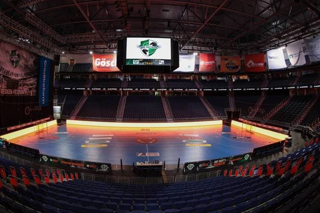 Handball I Herren I Saison 2022 2023 I LIQUI MOLY Handball-Bundesliga I 3. Spieltag I TSV Hannover-Burgdorf - SG Flensburg-Handewitt I 10.09.2022 Die ZAG-Arena, Heimspielstätte der TSV Hannover-Burgdorf. Hannover ZAG Arena Niedersachsen Deutschland *** Handball I Men I Season 2022 2023 I LIQUI MOLY Handball Bundesliga I 3 Matchday I TSV Hannover Burgdorf SG Flensburg Handewitt I 10 09 2022 The ZAG Arena, home ground of TSV Hannover Burgdorf Hannover ZAG Arena Lower Saxony Germany Copyright: xLobecax xIngridxAnderson-Jensenx