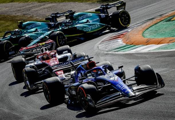 MONZA - Nyck de Vries (Williams) during the F1 Grand Prix of Italy at the Circuit de Monza in Monza, Italy. REMKO DE WAAL F1 Grand Prix of Italy - Race 2022 xVIxANPxSportx xxANPxIVx