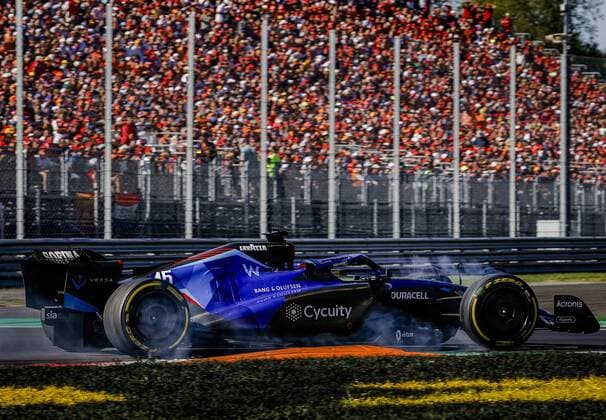 MONZA - Nyck de Vries (Williams) during the F1 Grand Prix of Italy at the Circuit de Monza in Monza, Italy. REMKO DE WAAL F1 Grand Prix of Italy - Race 2022 xVIxANPxSportx xxANPxIVx
