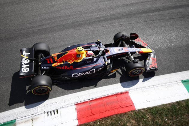 F1 Gran Prix of Italy Sergio Perez of Red Bull Racing on track during the F1 Grand Prix of Italy at Circuit de Italy on May 29, 2022 in Autodromo Nazionale, Italy. . Monza Autodromo Nazionale Italy Copyright: xMarcoxCanonierox