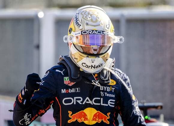 MONZA - Max Verstappen (Oracle Red Bull Racing) reacts after the F1 Grand Prix of Italy at the Monza Circuit in Monza, Italy. REMKO DE WAAL F1 Grand Prix of Italy - Race 2022 xVIxANPxSportx xxANPxIVx