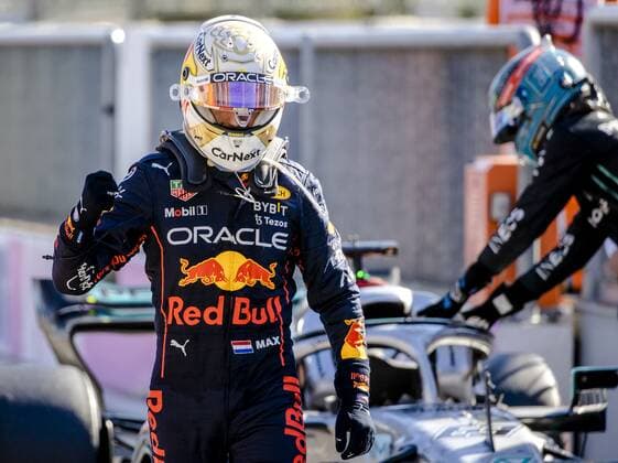 MONZA - Max Verstappen (Oracle Red Bull Racing) reacts after the F1 Grand Prix of Italy at the Monza Circuit in Monza, Italy. REMKO DE WAAL F1 Grand Prix of Italy - Race 2022 xVIxANPxSportx xxANPxIVx