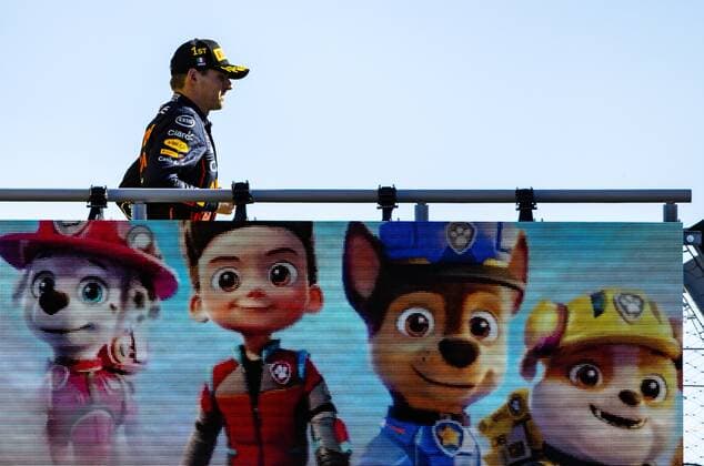 MONZA - Max Verstappen (Oracle Red Bull Racing) walks to the podium after the F1 Grand Prix of Italy at the Circuit de Monza in Monza, Italy. REMKO DE WAAL F1 Grand Prix of Italy - Race 2022 xVIxANPxSportx xxANPxIVx