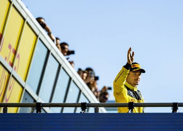 MONZA - Charles Leclerc (Ferrari) walks to the podium after the F1 Grand Prix of Italy at the Monza Circuit in Monza, Italy. REMKO DE WAAL F1 Grand Prix of Italy - Race 2022 xVIxANPxSportx xxANPxIVx