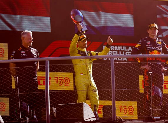 Jonathan Wheatley (GBR, Oracle Red Bull Racing), 16 Charles Leclerc (MCO, Scuderia Ferrari), 1 Max Verstappen (NLD, Oracle Red Bull Racing), F1 Grand Prix of Italy at Autodromo Nazionale Monza on September 11, 2022 in Monza, Italy. (Photo by HOCH ZWEI) Monza Italy