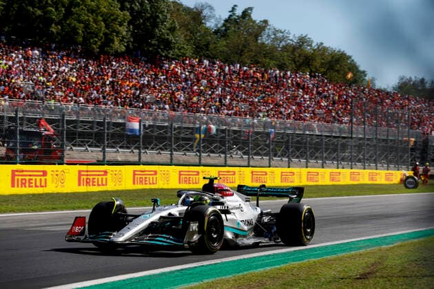 44 Lewis Hamilton (GBR, Mercedes-AMG Petronas F1 Team), F1 Grand Prix of Italy at Autodromo Nazionale Monza on September 11, 2022 in Monza, Italy. (Photo by HOCH ZWEI) Monza Italy