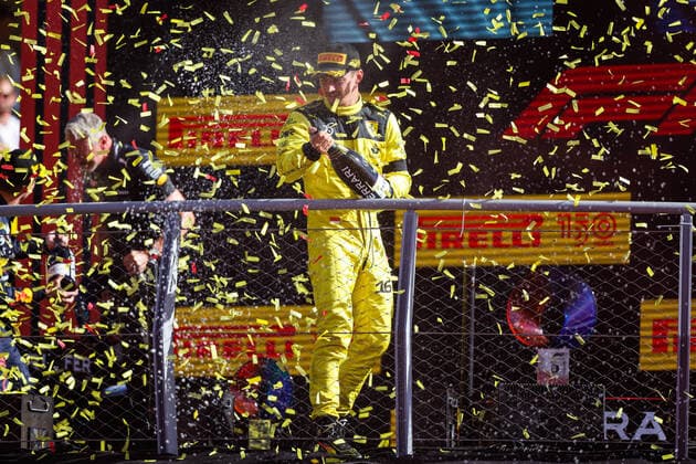 LECLERC Charles (mco), Scuderia Ferrari F1-75, portrait during the 9th round of the 2022 FIA Formula 3 Championship, from September 9 to 11, 2022 on the Autodromo Nazionale di Monza, in Monza, Italy - AUTO - FORMULA 3 2022 - MONZA DPPI Panoramic  20220911_G00D2148