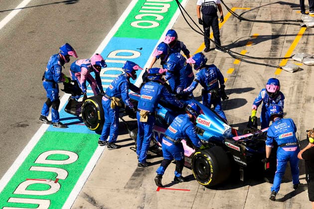 14 Fernando Alonso (ESP, BWT Alpine F1 Team), F1 Grand Prix of Italy at Autodromo Nazionale Monza on September 11, 2022 in Monza, Italy. (Photo by HOCH ZWEI) Monza Italy