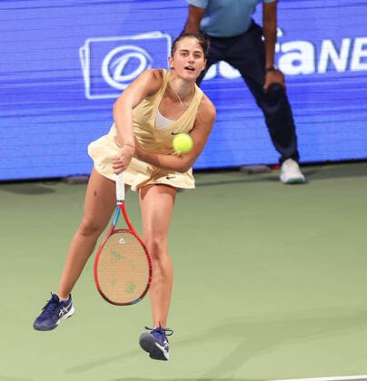 September 13, 2022, New Delhi, New Delhi, India: Chennai Open WTA, Tennis Damen 250 :.Alison RISKE-AMIRTHARAJ (USA) vs Anastasia GASANOVA (Russia) ..GASANOVA in action during Chennai Open WTA 250 Tournament in Chennai on Tuesday...GASANOVA defeated RISKE Amirtharaj by 2-6,3-6 New Delhi India - ZUMAs280 20220913_zsp_s280_007 Copyright: xSeshadrixSukumarx