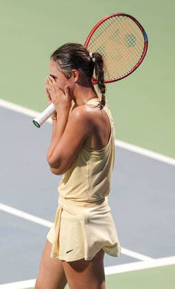 September 13, 2022, New Delhi, New Delhi, India: Chennai Open WTA, Tennis Damen 250 :.Alison RISKE-AMIRTHARAJ (USA) vs Anastasia GASANOVA (Russia) ..GASANOVA in action during Chennai Open WTA 250 Tournament in Chennai on Tuesday...GASANOVA defeated RISKE Amirtharaj by 2-6,3-6 New Delhi India - ZUMAs280 20220913_zsp_s280_010 Copyright: xSeshadrixSukumarx