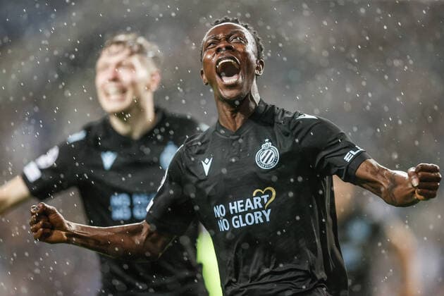Bilder des Jahres 2022, Sport 09 September Sport Themen der Woche KW37 Sport Bilder des Tages Club s Kamal Sowah celebrates after scoring during the match between Belgian soccer team Club Brugge KV and Portuguese FC Porto, Tuesday 13 September 2022 in Porto, Portugal, the second game in the UEFA Champions League group stage. BRUNOxFAHY  x44198836x