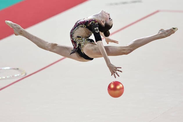 Bilder des Jahres 2022, Sport 09 September Sport Themen der Woche KW37 Sport Bilder des Tages Darja Varfolomoeev, GER, during qualification at 2022 world championships in Sofia; 14 09 2022; *** Darja Varfolomoeev, GER, during qualification at 2022 world championships in Sofia 14 09 2022 