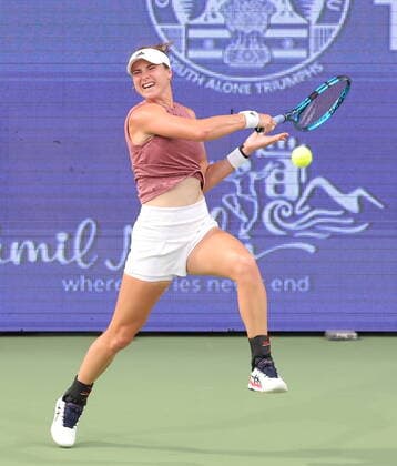 September 14, 2022, New Delhi, New Delhi, India: Chennai Open WTA, Tennis Damen 250 :..Chennai Open WTA 250 :.Rebecca PETERSON SWE vs.Linda FRUHVIRTOVA CZE..PETERSON in action...Linda FRUHVIRTOVA CZE defeated PETERSON by 4-6,2-6 in Chennai on Wednesday. New Delhi India - ZUMAs280 20220914_zsp_s280_013 Copyright: xSeshadrixSukumarx