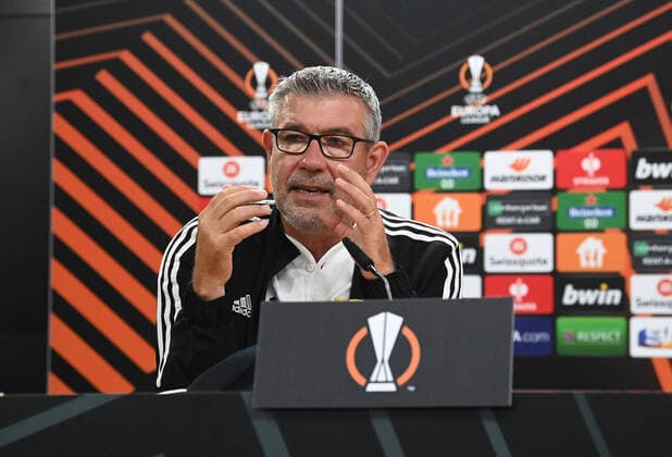 Fussball, Herren, Saison 2022 2023, Europa League, Pressekonferenz Training vor dem Sporting Braga - 1. FC Union Berlin, Trainer Urs Fischer (1. FC Union), 14.09. 2022, Copyright: xMatthiasxKochx