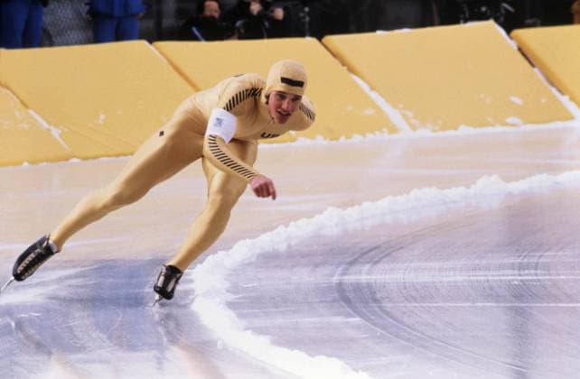 SEKLET 70 21-arige amerikanen och skridskofenomenet Eric Heiden lyckas ta fem individuella guld och dessutom sätta OS-rekord pa samtliga sträckor, vid vinter -OS i Lake Placid, USA, 1980. LAKE PLACID UNITED STATES PROJ: 9909 x193x  Copyright: xPRESSENSxBILDx SEK80HEIDEN