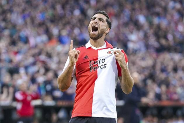 ROTTERDAM, 15-09-2022, Stadium Feijenoord, De Kuip, UEFA Europa League, Feyenoord - Sturm Graz, season 2022 2023, Feyenoord forward Alireza Jahanbakhsh celebrate the goal 1-0 Feyenoord - Sturm Graz  x18340775x Copyright: