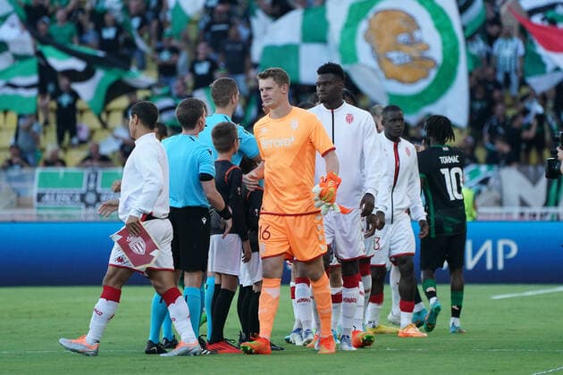 Alexander Nubel (AS Monaco) FOOTBALL : AS Monaco vs Ferencvaros TC - Ligue Europa - Phase de groupe - Monaco - 15 09 2022 NorbertScanella Panoramic 