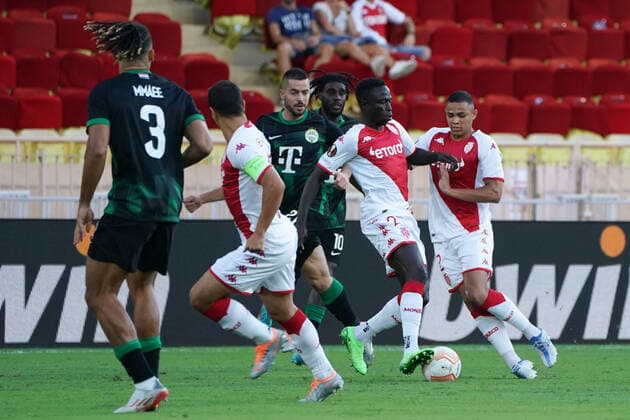 Krepin Diatta (AS Monaco) - Vanderson (AS Monaco) FOOTBALL : AS Monaco vs Ferencvaros TC - Ligue Europa - Phase de groupe - Monaco - 15 09 2022 NorbertScanella Panoramic 