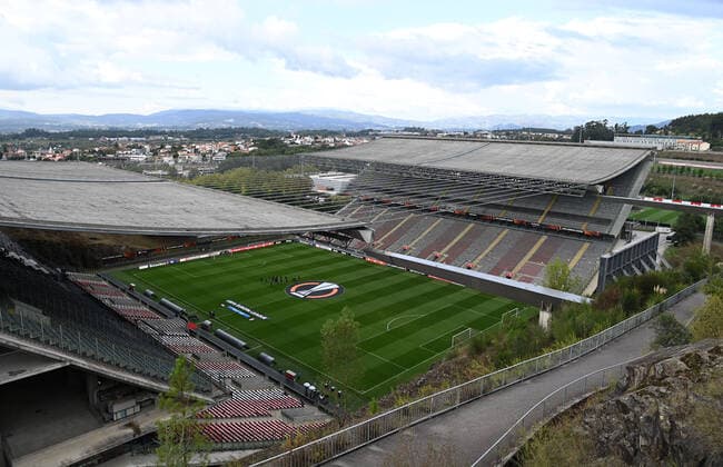 Fussball, Herren, Saison 2022 2023, Europa League, Sporting Braga - 1. FC Union Berlin (Gruppenphase, Gruppe D, 2. Spieltag), Blick ins Stadion, 15.09. 2022, Copyright: xMatthiasxKochx